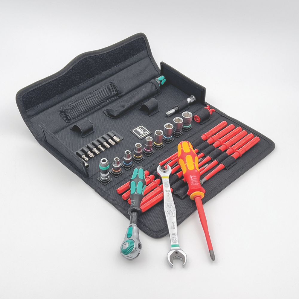 Wera Joker Combination Ratchet Spanner Set with Open-End 11 Pieces -  Screwfix