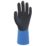 Wonder Grip WG-318L Aqua Guard Gauntlet Gloves Blue X Large