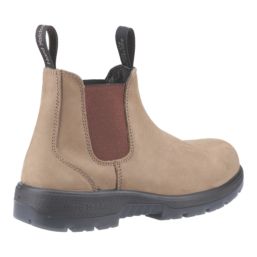 Hard Yakka Brumby Size 9  Tan Water-Resistant Non Safety Dealer Boots