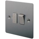 LAP  13A Switched Fused Spur  Brushed Stainless Steel