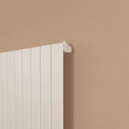 Flomasta  1800mm x 433mm 3091BTU White Vertical Designer Radiator