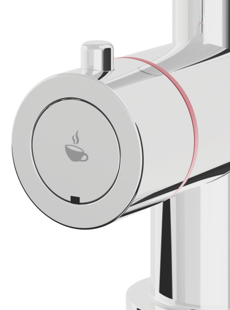 Swirl 3-in-1 Instant Hot Water Tap Chrome - Screwfix