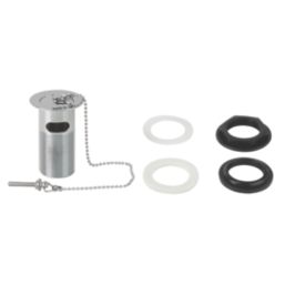 Flomasta Slotted Basin Waste with Chrome Plug & Chain