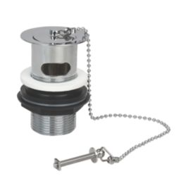 Flomasta Slotted Basin Waste with Chrome Plug & Chain
