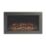 Be Modern Avella Black Nickel Remote Control Wall-Mounted Electric Inset Fire 860mm x 165mm x 491mm