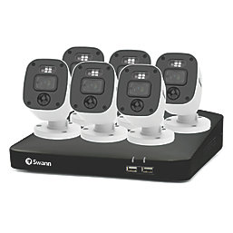 Swann Enforcer SWDVK-846806MQB-EU 1TB HDDGB 8-Channel 1080p DVR CCTV Kit & 6 Indoor & Outdoor Cameras