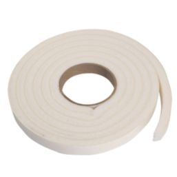 Stormguard Jumbo Rubber Foam Weatherstrip White 3m