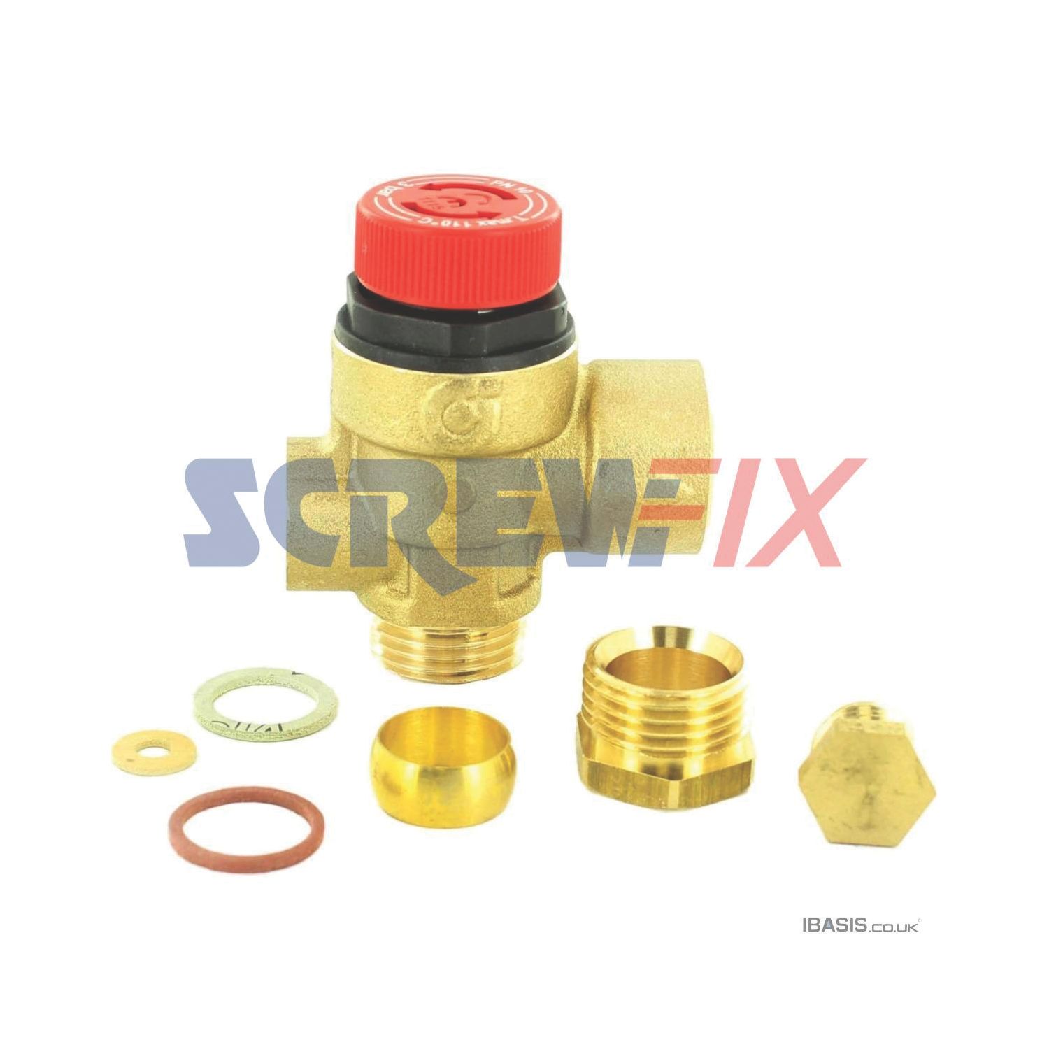 Worcester Bosch 87161424160 Valpr.Rel. 1/2 x 15mm x 1/8 - Use 314437 Cst No Brass Plug (315TH)