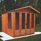 Shire Parham 6' 6" x 6' 6" (Nominal) Apex Timber Summerhouse