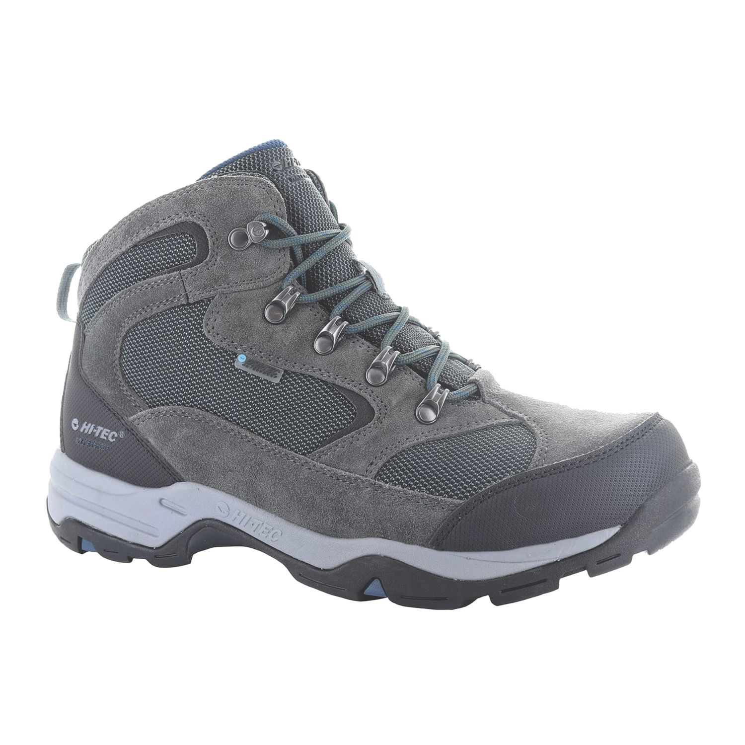 Hi-Tec Storm Size 8 Grey Waterproof Non Safety Work Boots (315XE)