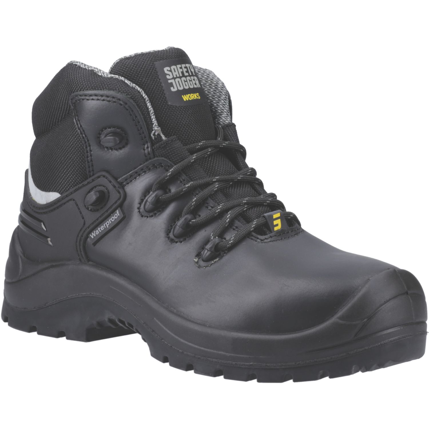 Safety Jogger X430 S3 Size 12 Black Waterproof Safety Boots (315XP)