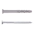 Easyfix  Nylon & Steel Countersunk Head Hammer Fixings 10mm x 120mm 10 Pack