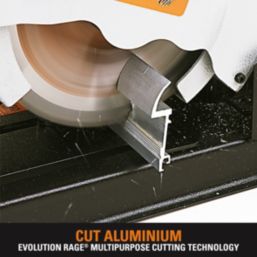 Evolution Power Tools RAGEBLADE 7-1/4-Inch Multipurpose Cutting Blade for  Steel, Aluminum, Wood and Plastics