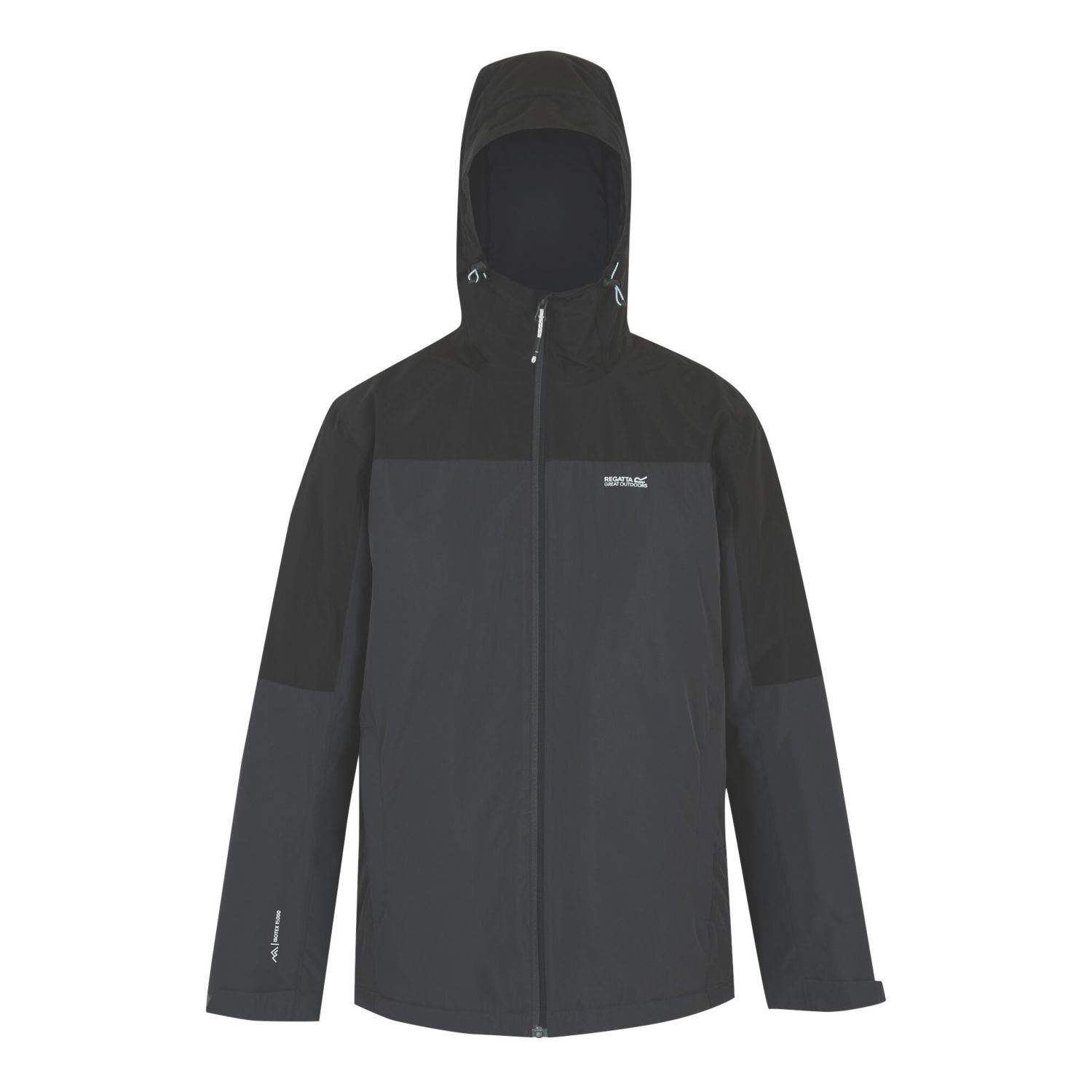 Regatta Thornridge Jacket Ash / Black Medium 46.4" Chest (316AT)