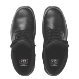 V12 Footwear Bison Size 6.5  Black Water-Resistant  Safety Boots