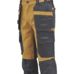 DEWALT Pro Ultra Work Trousers Clay / Grey 40" W 31" L