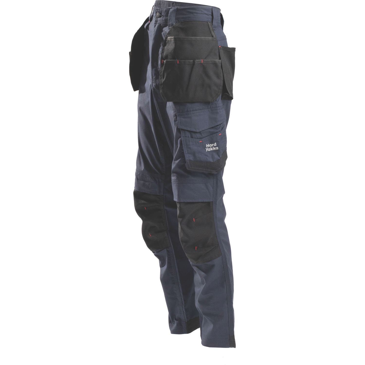 Hard Yakka Raptor Active Holster Work Trousers Dark Navy 40" W 32.5" L (316AY)