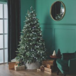 120 LED Indoor & Outdoor Ice White String Christmas Lights