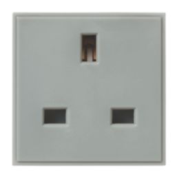 Knightsbridge  13A Unswitched Modular Socket Grey