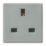 Knightsbridge  13A Unswitched Modular Socket Grey