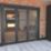 Green & Taylor Heritage 3-Door 1-Clear Light Primed Black Wooden Traditional Internal Bi-Fold Door 2060mm x 2133mm