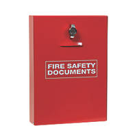 Firechief  Seal Latch Fire Document Cabinet 252 x 60 x 350mm Red