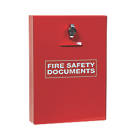 Firechief  Seal Latch Fire Document Cabinet 252mm x 60mm x 350mm Red