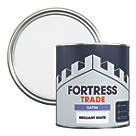 Fortress Trade  Satin White Trim Paint 1Ltr