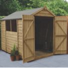 Forest  6' x 8' (Nominal) Apex Overlap Timber Shed