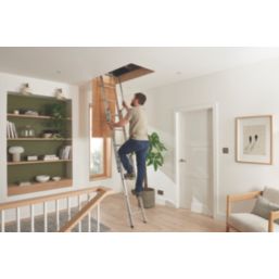 Werner - Loft Ladder With Handrail 3 Section