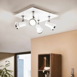 Eglo Tamara 1 LED Square 4-Light Spotlight White 3W 240lm