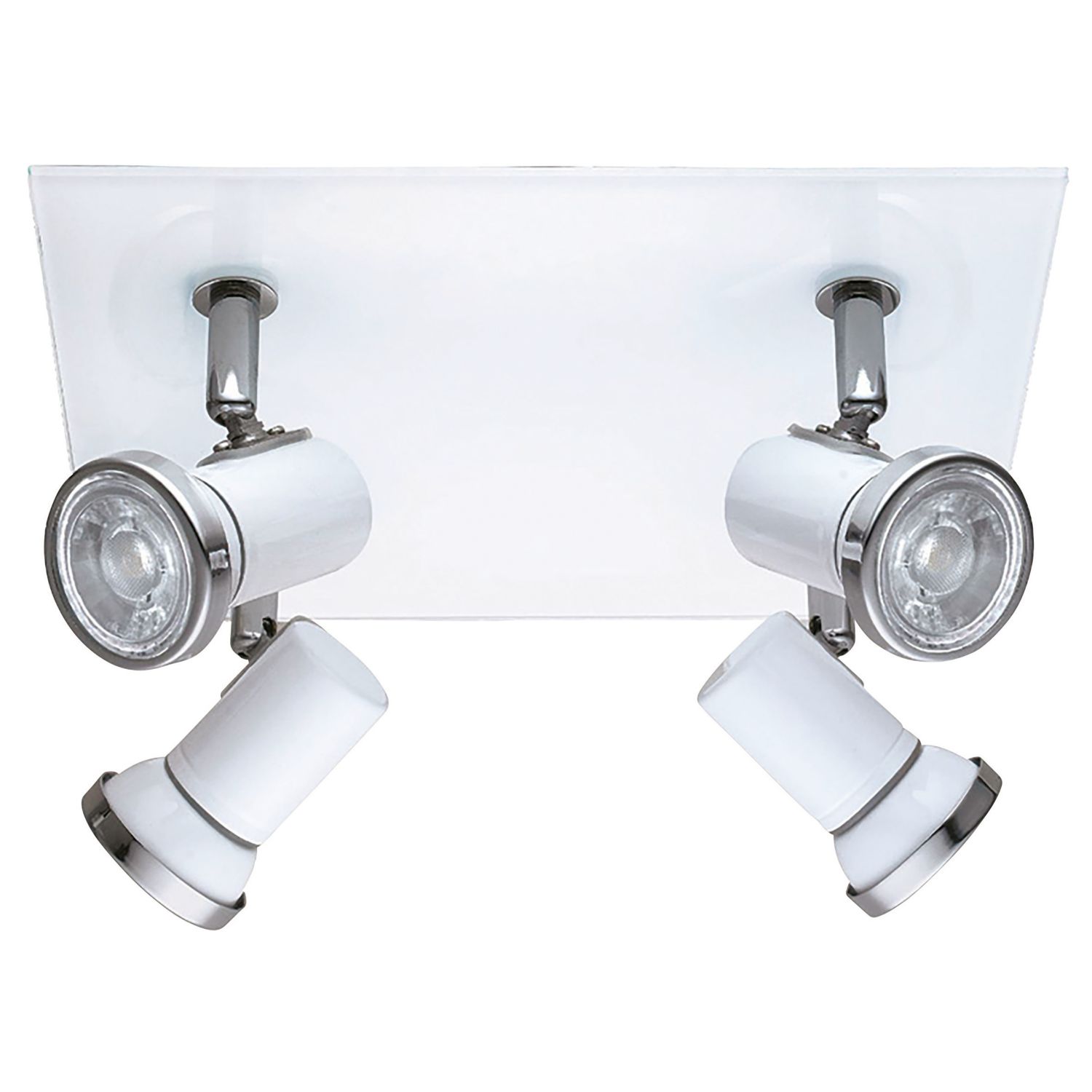 Eglo Tamara 1 LED Square 4-Light Spotlight White 3W 240lm (316PL)