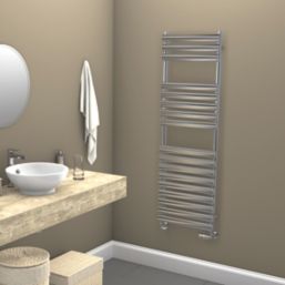 Towelrads 1500mm x 500mm 1528BTU Chrome Flat Designer Towel Radiator