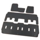 Unique Products Ford Transit Custom Tourneo Minibus 2018 on Rubber Automotive Mat 4 Pieces