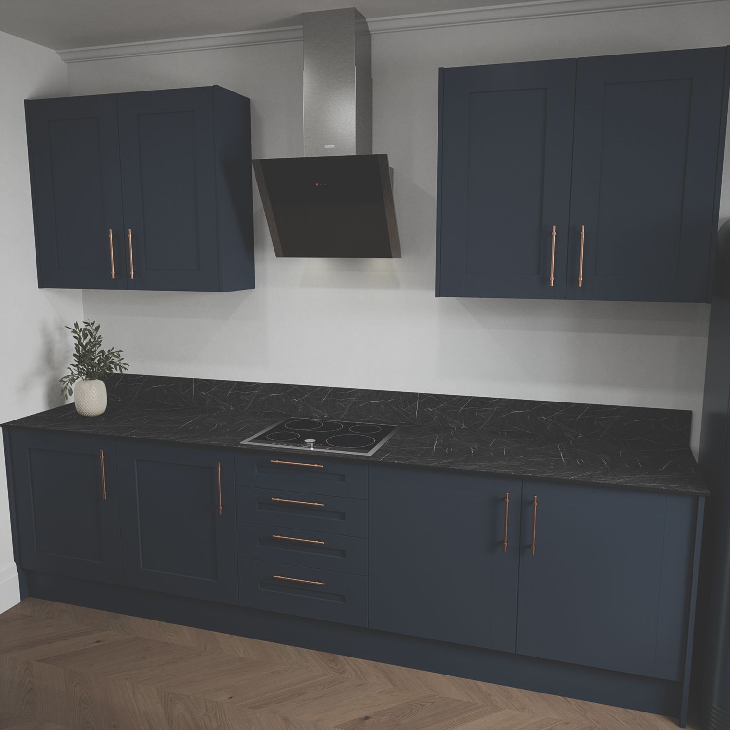 Mariz Vena Black Upstand 3050mm x 70mm x 12mm (316YY)