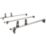 Van Guard VG271-3 Citroen Berlingo 2008 - 2018 ULTI Van Roof Bars 1400mm
