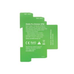 Shelly 2PM Single-Phase 2-Channel Smart Dimmer