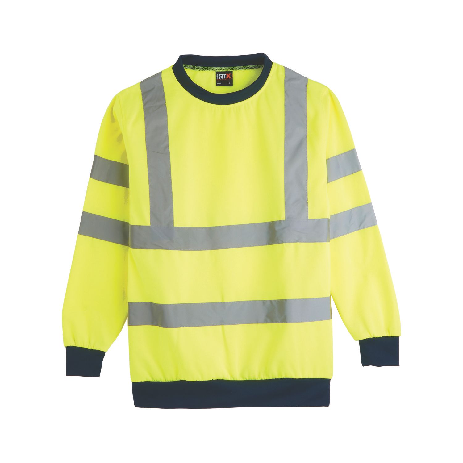 Pro RTX High Visibilty Sweatshirt Yellow / Navy 3X Large 56" Chest (317AL)