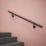Rothley  Steel Handrail Kit Matt Black  1200mm
