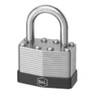 Smith & Locke  Laminated Steel     Padlock 40mm