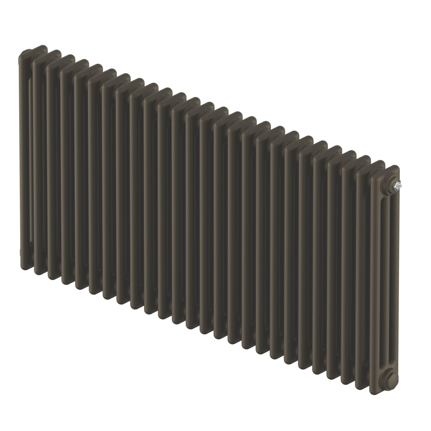 Acova 600mm x 1226mm 5403BTU Bronze Horizontal 3 Column Radiator (317FW)