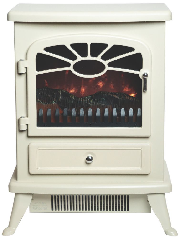 Focal Point ES2000 Cream Electric Stove 430mm x 540mm - Screwfix