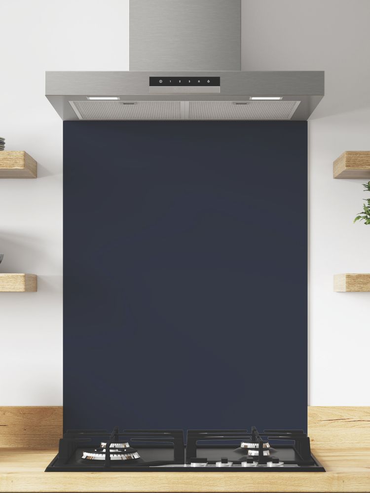 Wilsonart  Deep Sea Blue / Smoked Rose Hob Splashback 600mm x 800mm x 4mm