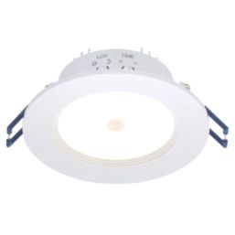 Zinc RENO Fixed  LED Downlight with PIR White 8W 500lm