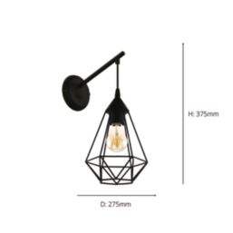 Eglo TARBES Wall Light Black