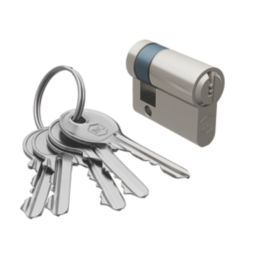 Smith & Locke 6-Pin Cylinder Lock 50mm Silver