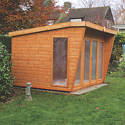 Shire Highclere 10' x 8' (Nominal) Pent Timber Summerhouse