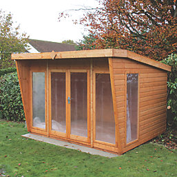 Shire Highclere 10' x 8' (Nominal) Pent Timber Summerhouse