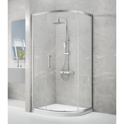 Triton Neo Eight Framed Quadrant Shower Enclosure  Chrome  1000mm x 800mm x 1900mm