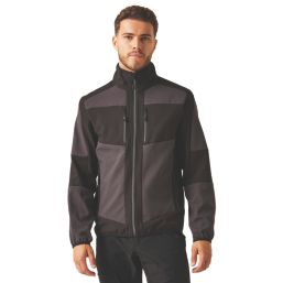 Regatta E-Volve  2-Layer Softshell Jacket Ash/Black Medium 39.5" Chest